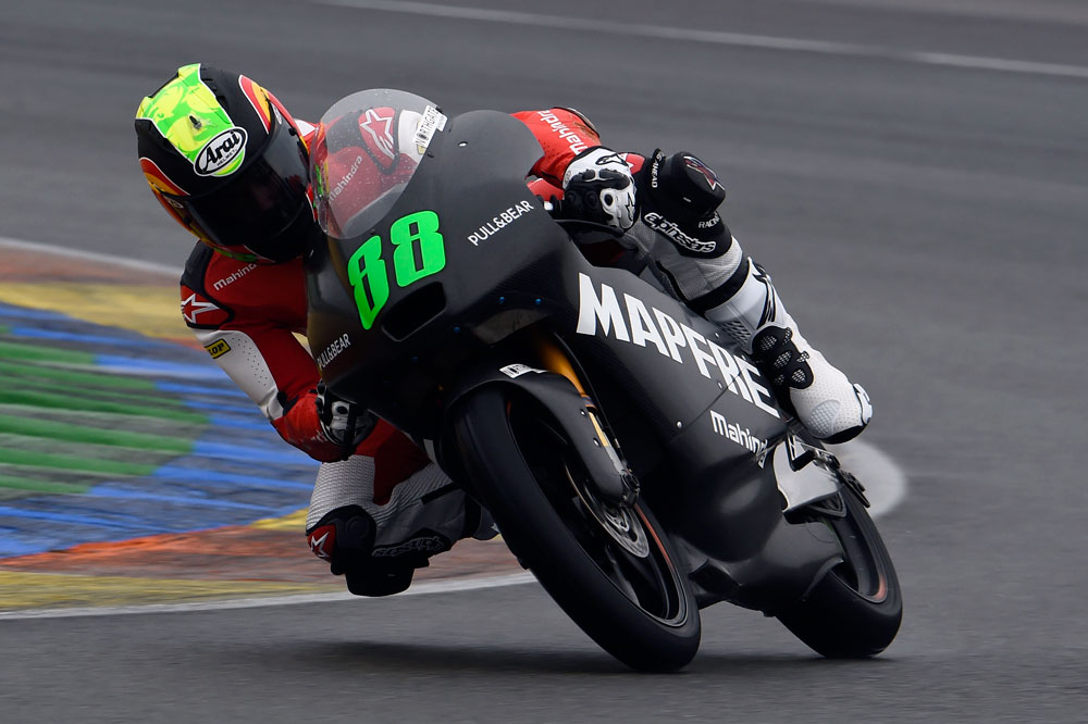 La lluvia presente en el tercer día de test de Moto2 y Moto3