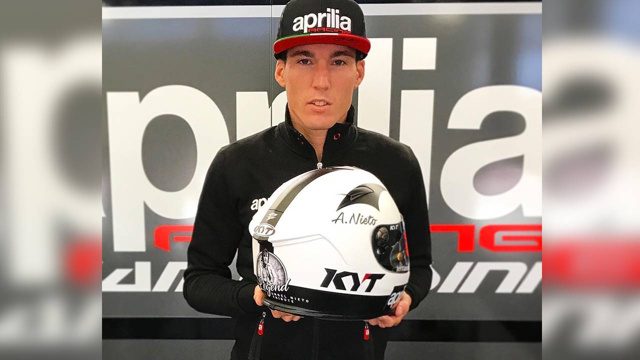 angel nieto homenaje aleix espargar 243 lucir 225 un casco en homenaje a 193 ngel nieto angel nieto homenaje aleix espargar 243 lucir 225 un casco en homenaje a 193 ngel nieto