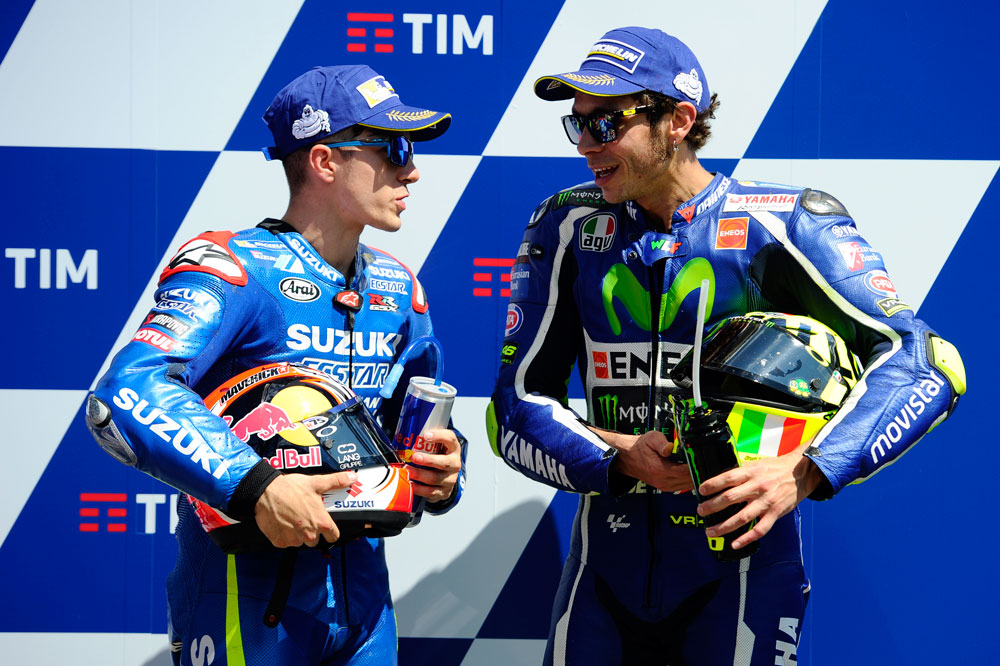 Image result for rossi and vinales foto
