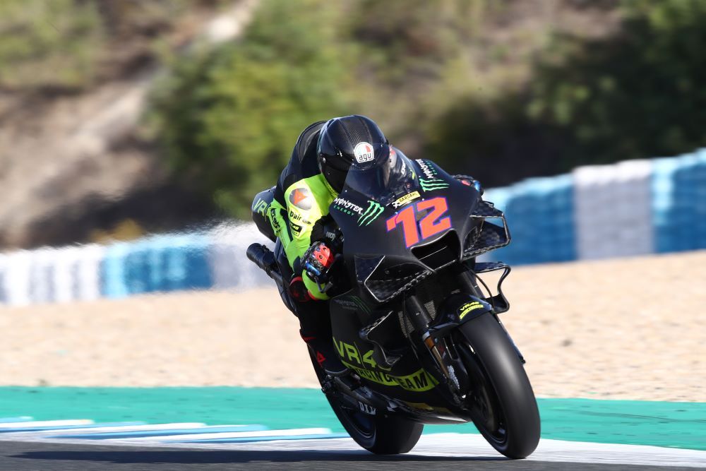 Marco Bezzecchi, en los test de MotoGP del equipo Sky Racing Team VR46. Fuente: Gold & Goose