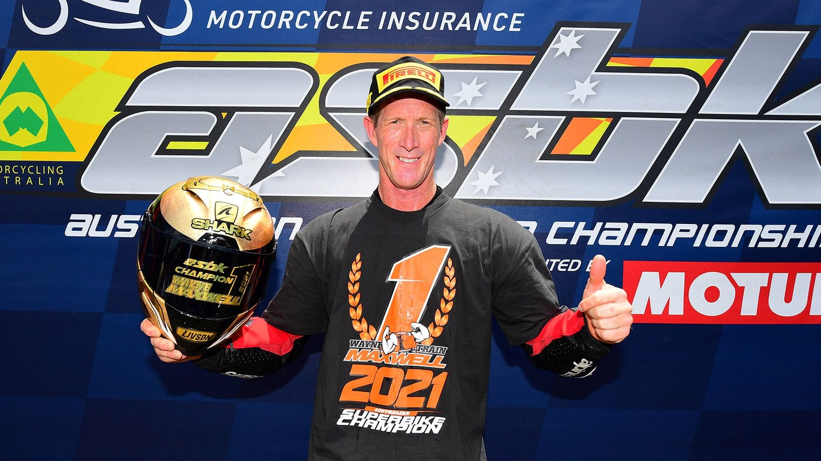Wayne Maxwell ha revalidado en 2021 su título de campeón del ASBK