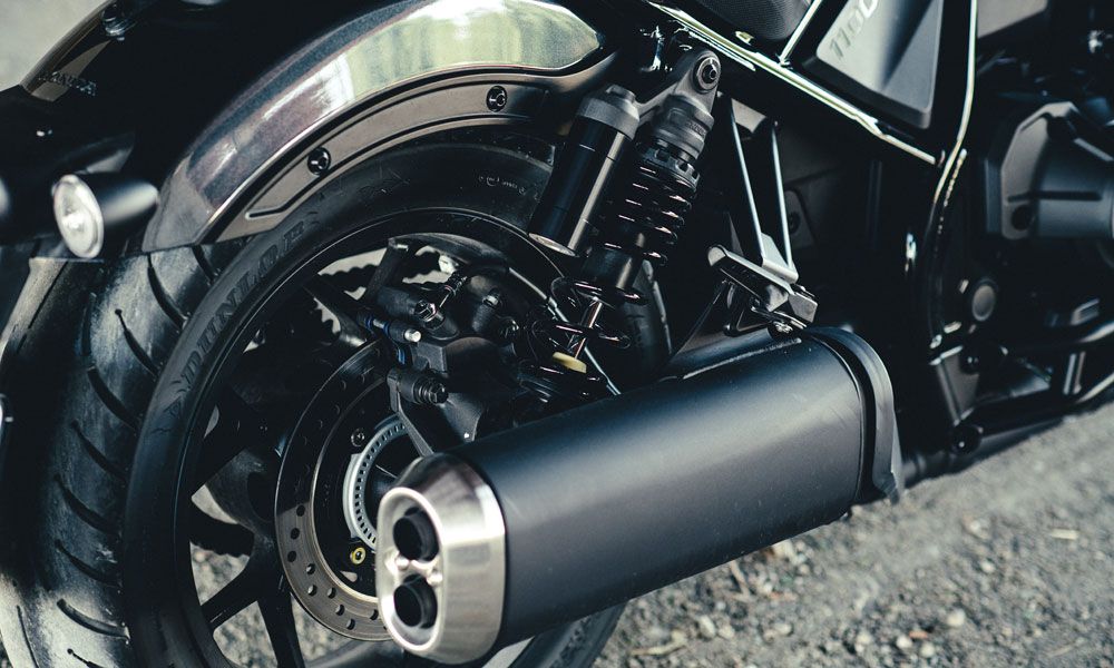 Honda CMX1100 Rebel: Sistema de escape nuevo para la CMX buscando buena imagen y un sonido cautivador.