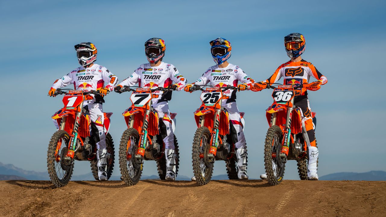 KTM Supercross Factory Team 2022.