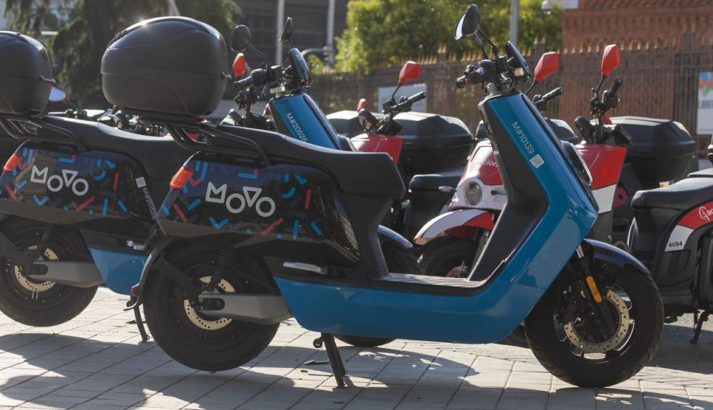 Motosharing en la capital. Fuente: iStock/alvarobueno Motosharing en la capital. Fuente: iStock/alvarobueno