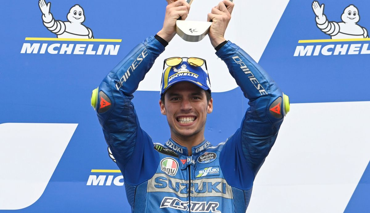 Joan Mir se subió hasta seis veces el podio en MotoGP 2021 Joan Mir se subió hasta seis veces el podio en MotoGP 2021