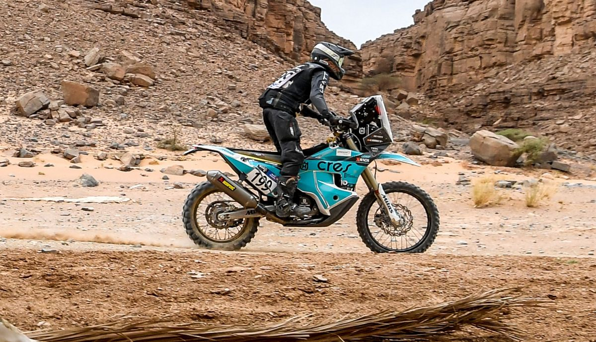 Sandra Gómez durante el Mundial de Rallies Cross Country 2021 (Foto FIM) Sandra Gómez durante el Mundial de Rallies Cross Country 2021 (Foto FIM)