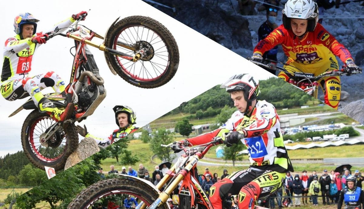 Adam Raga, Toby Martyn y Sandra Gómez han puesto a TRS en lo alto del trial en 2021 Adam Raga, Toby Martyn y Sandra Gómez han puesto a TRS en lo alto del trial en 2021