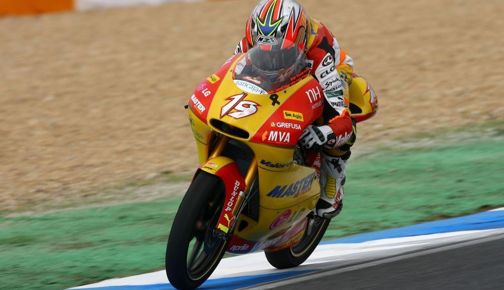 Álvaro Bautista en el GP de Portugal de 2006. Fuente: Gold & Goose Álvaro Bautista en el GP de Portugal de 2006. Fuente: Gold & Goose