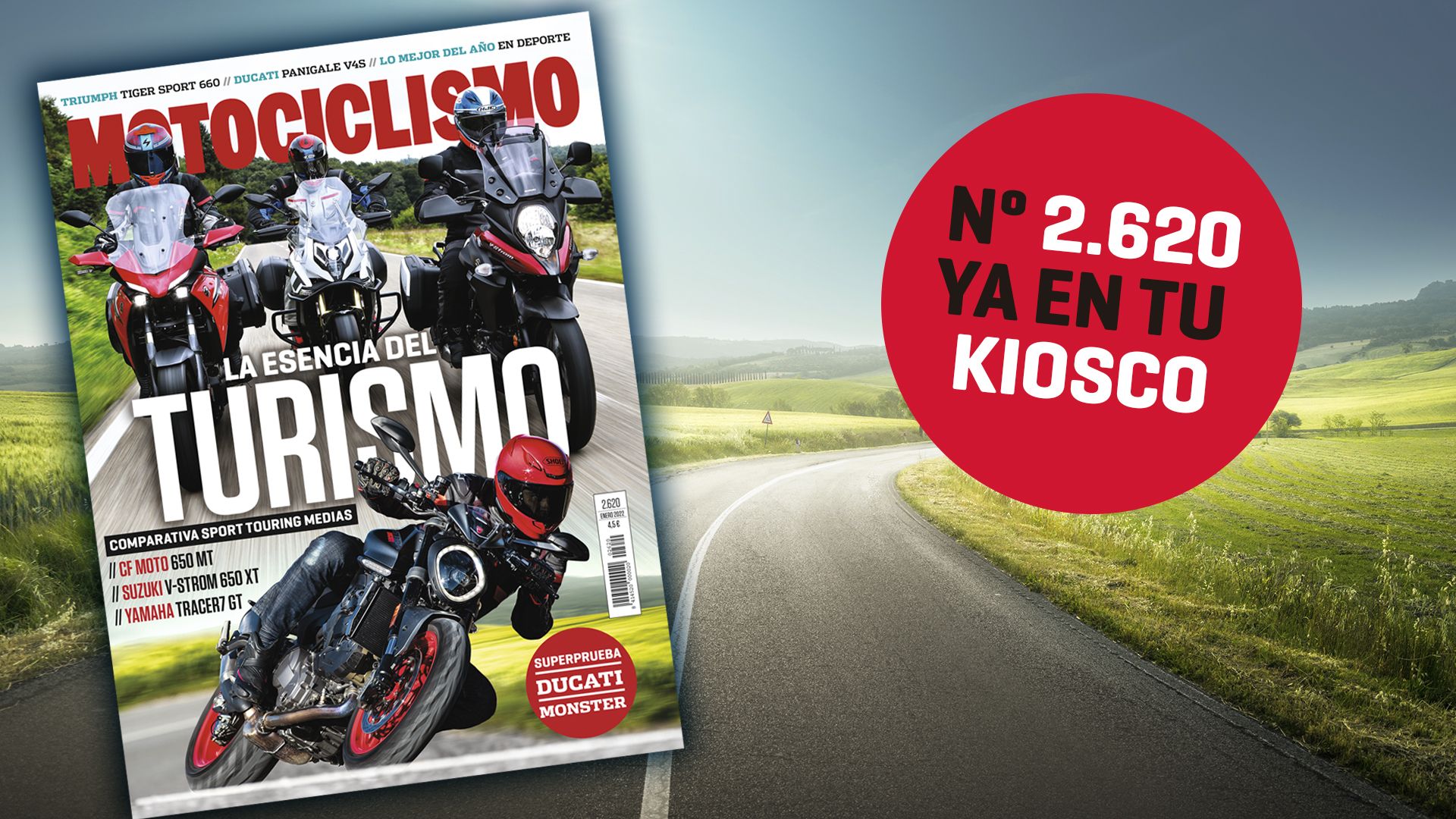 MOTOCICLISMO 2620: La primera revista de 2022 ya a la venta