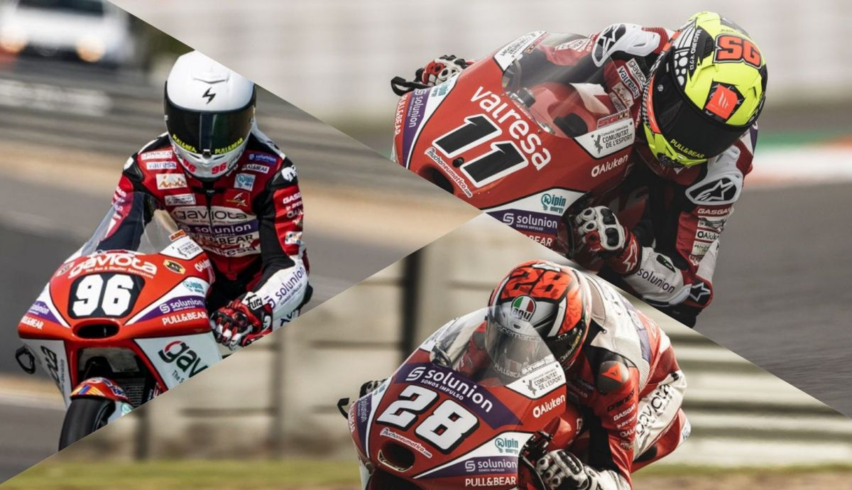 Dani Holgado, Sergio García e Izan Guevara han llevado a GasGas a lo alto del podio en velocidad en este 2021 Dani Holgado, Sergio García e Izan Guevara han llevado a GasGas a lo alto del podio en velocidad en este 2021