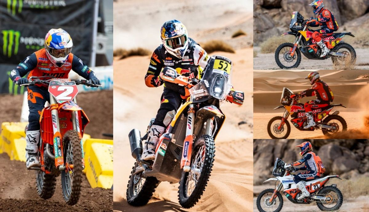 Cooper Webb ha ganado en SX en 2021, mientras que Matthias Walkner, Sam Sunderland, Toby Price y Daniel Sanders han brillado en rally Cooper Webb ha ganado en SX en 2021, mientras que Matthias Walkner, Sam Sunderland, Toby Price y Daniel Sanders han brillado en rally
