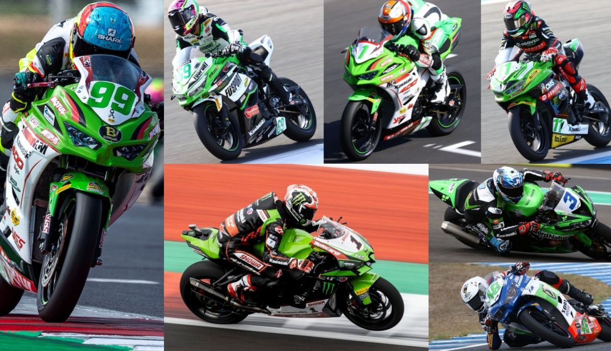 Adrián Huertas, Tom Booth Amos, Jeffrey Buis, Ana Carrasco, Jonathan Rea, Raffaele De Rosa y Samuel Di Sora han ganado con Kawasaki en el WorldSBK 2021 Adrián Huertas, Tom Booth Amos, Jeffrey Buis, Ana Carrasco, Jonathan Rea, Raffaele De Rosa y Samuel Di Sora han ganado con Kawasaki en el WorldSBK 2021