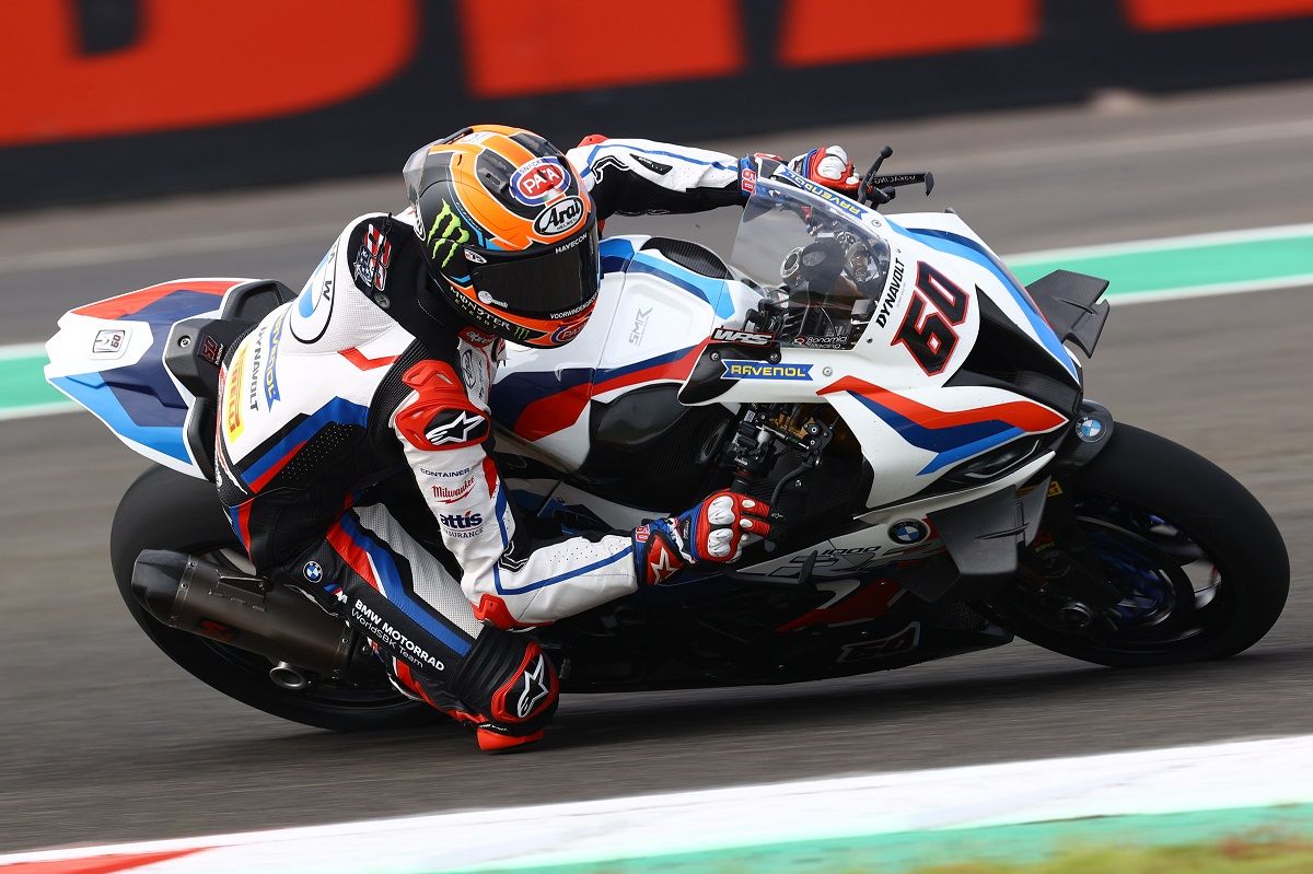 Michael van der Mark en la BMW. Fuente: Gold & Goose