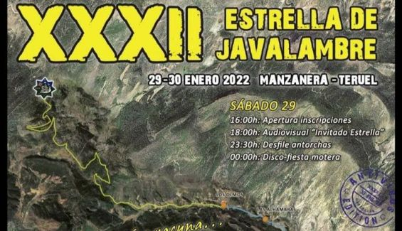 Detalle del cartel de Estrella de Javalambre / MOTO CLUB ZONA ESTIVAL