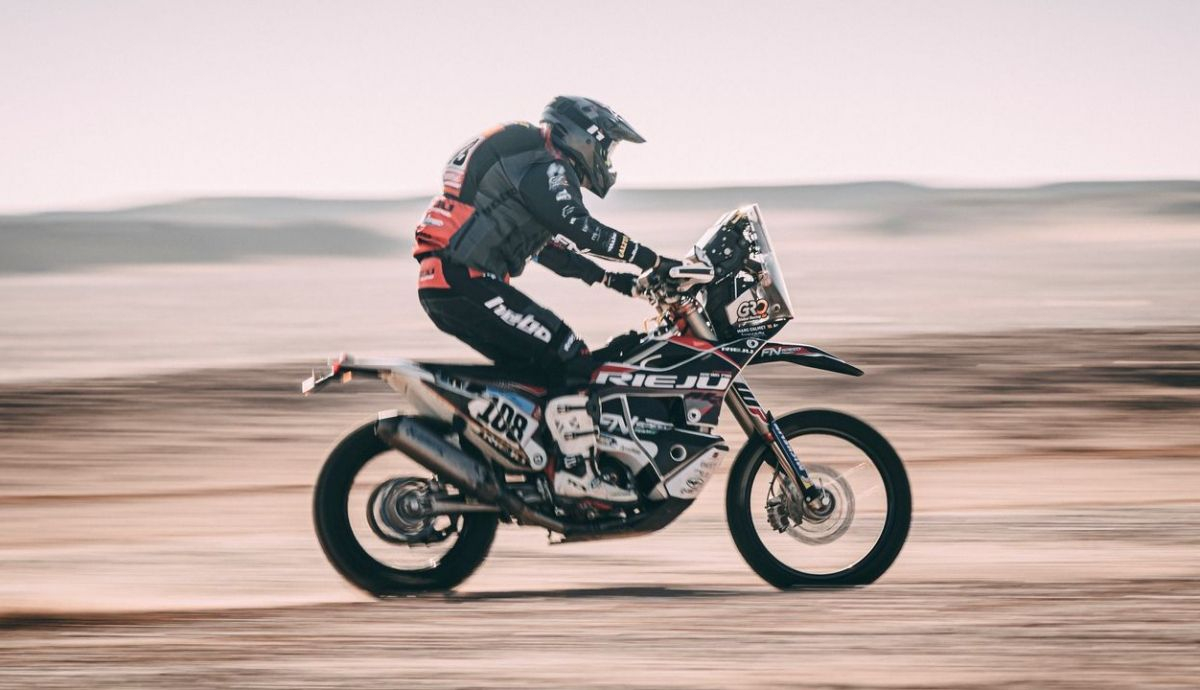 Marc Calmet ha ido de más a menos en el Dakar 2022