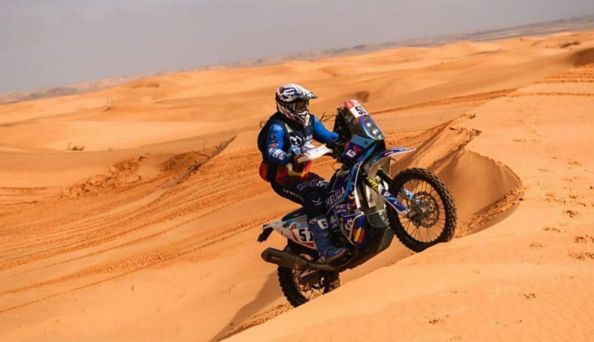 Rachid Al Lal sigue su pleno y ha terminado el Dakar las cuatro veces que lo ha empezado Rachid Al Lal sigue su pleno y ha terminado el Dakar las cuatro veces que lo ha empezado