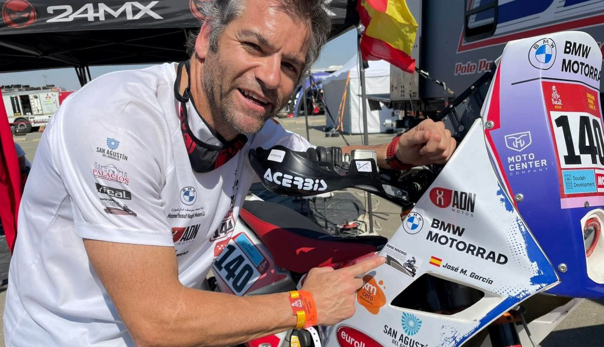 Jose María García no pudo siquiera empezar el Dakar 2022 con su BMW