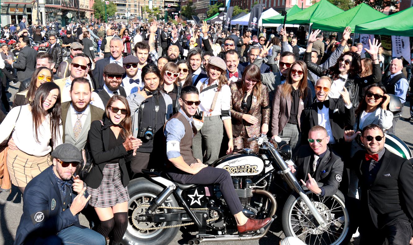 Imagen de la Distinguished Gentleman's Ride. Fuente: iStock/SGAPhoto
