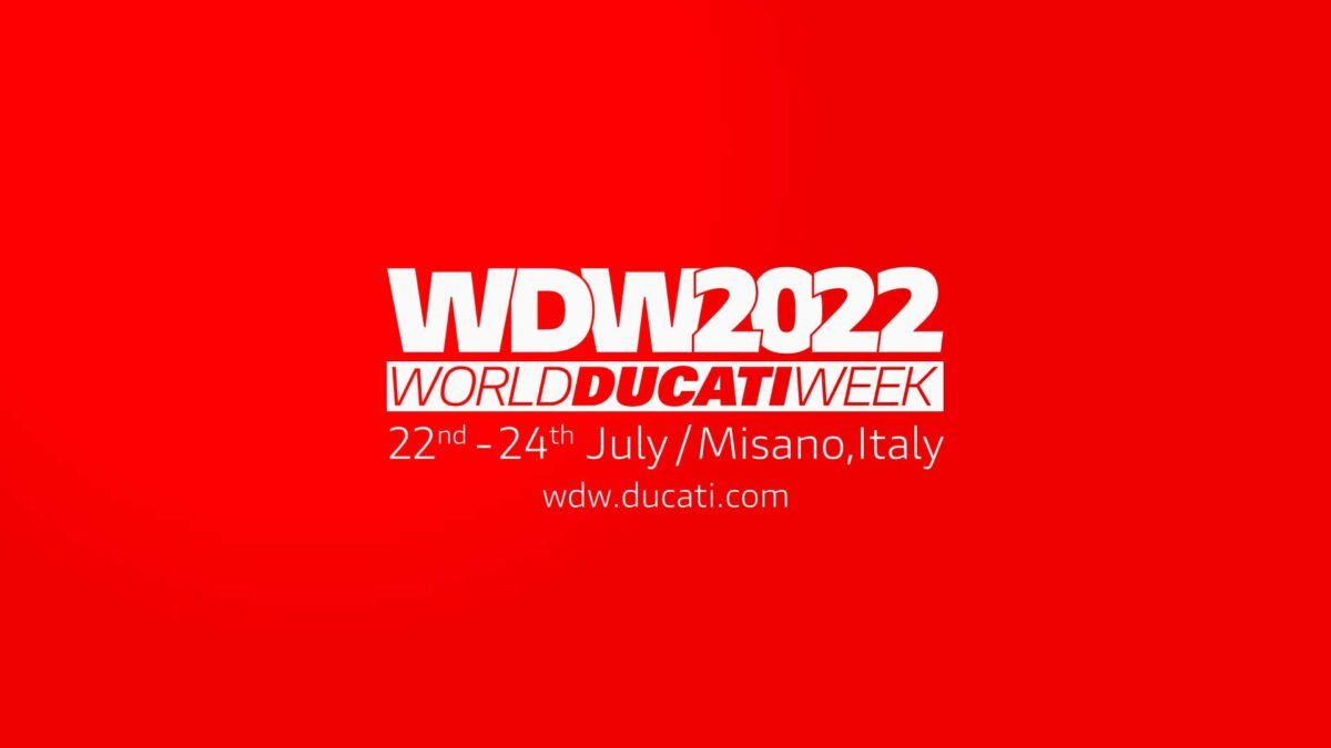 Anuncio de la World Ducati Week 2022. Fuente: ducati.com
