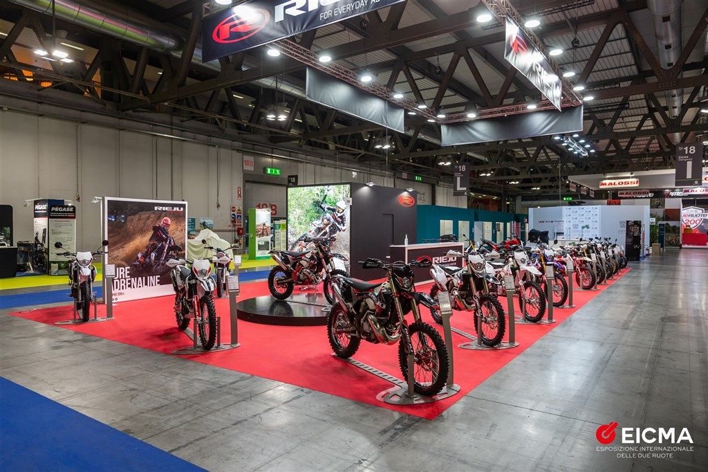 Stand de Rieju en EICMA 2021. Fuente: eicma.it