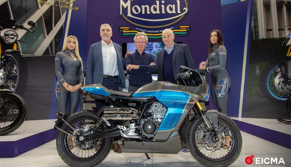 Stand de FB Mondial en EICMA 2021. Fuente: eicma.it Stand de FB Mondial en EICMA 2021. Fuente: eicma.it