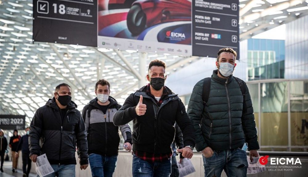 Visitantes a EICMA 2021. Fuente: eicma.it Visitantes a EICMA 2021. Fuente: eicma.it