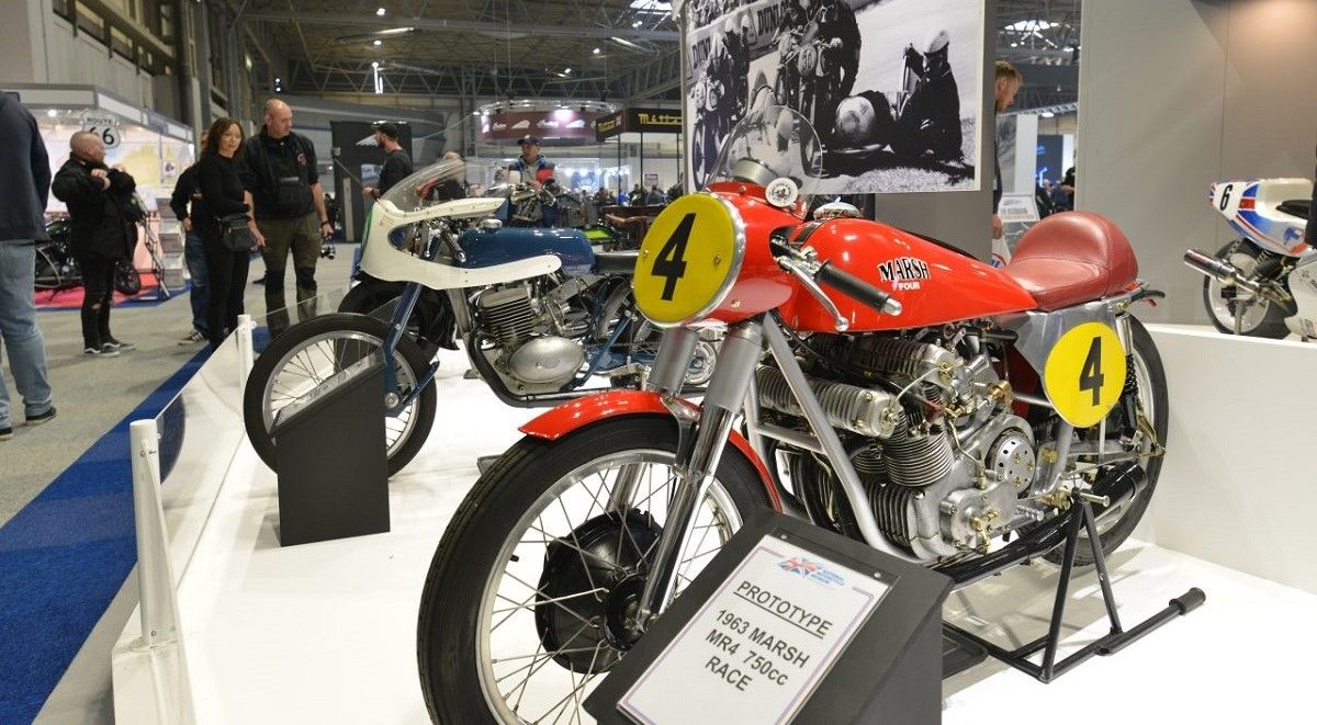 El NEC de Birmingham se llena de motos clásicas durante Motorcycle Live. Fuente: motorcyclelive.co.uk