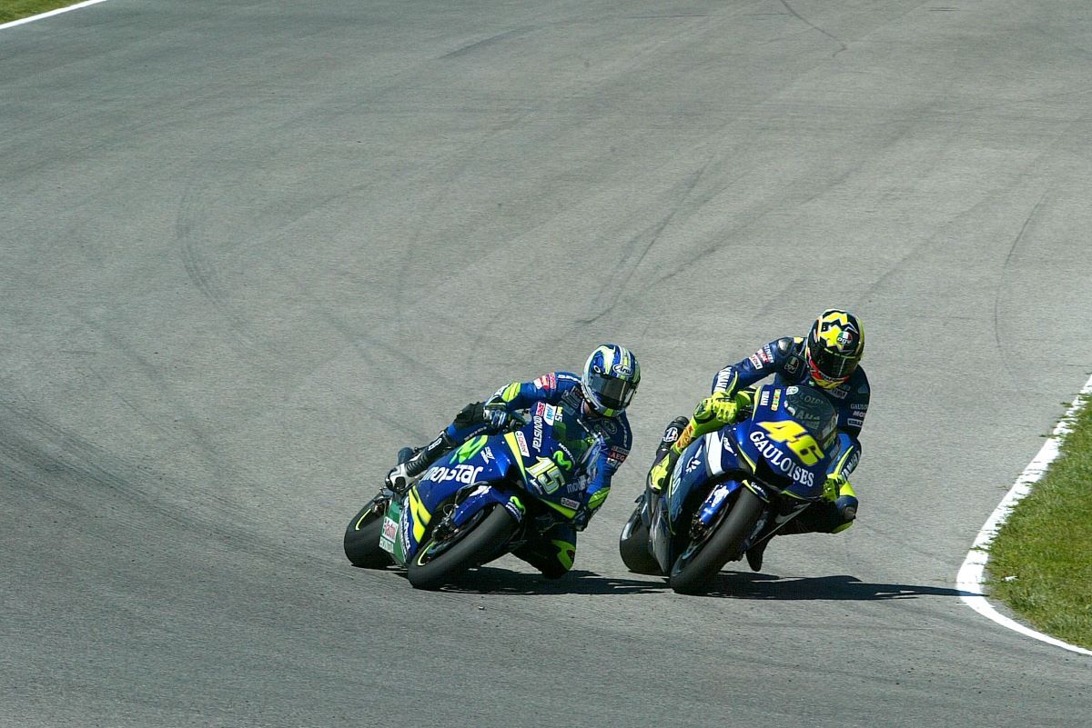 La rivalidad Rossi-Gibernau en Jerez en 2005. Fuente: Gold & Goose