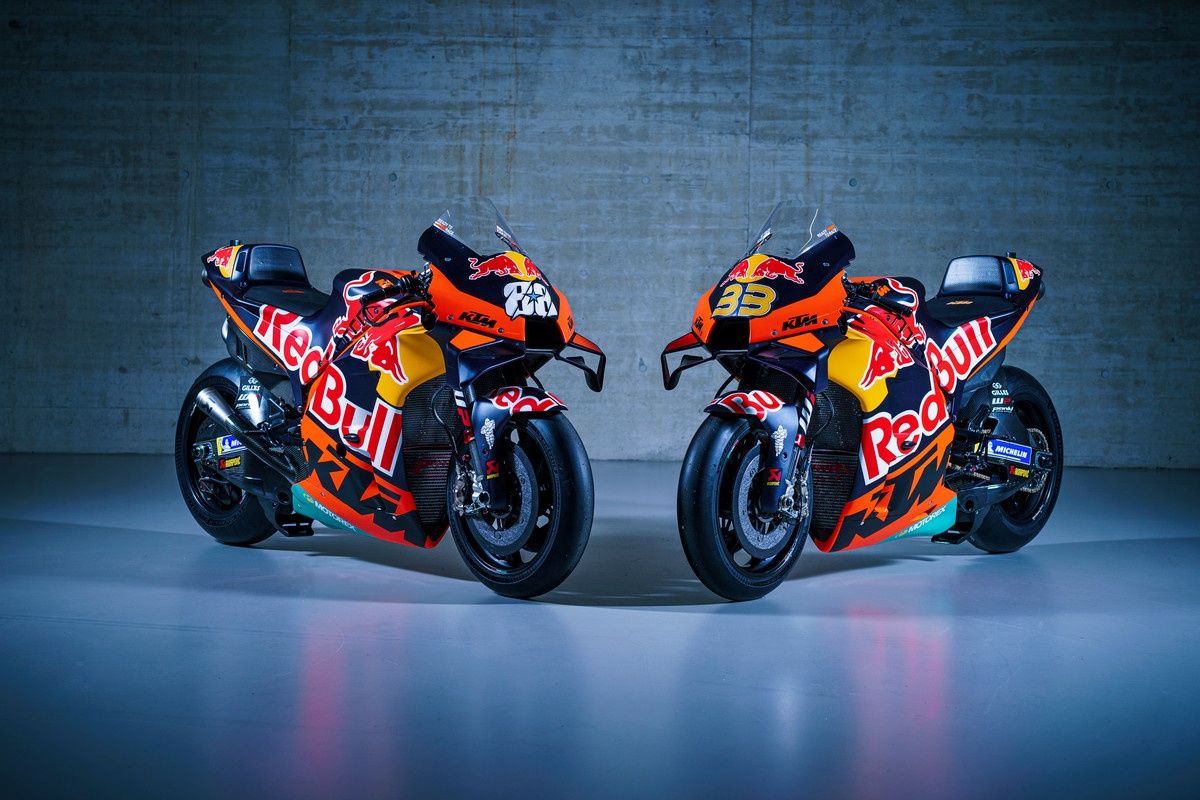 KTM RC16 Factory Red Bull MotoGP 2022 Brad Binder Miguel Oliveira 93