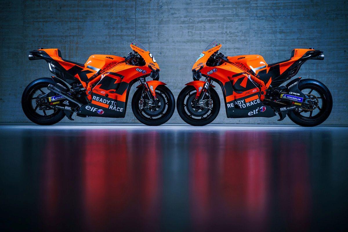 KTM RC16 Factory Tech3 MotoGP 2022 Remy Gardner Raúl Fernández 100