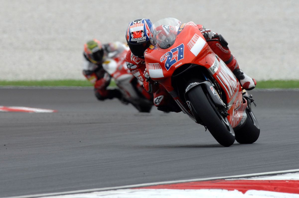 Casey Stoner dominó la temporada de MotoGP 2007. Fuente: Gold & Goose
