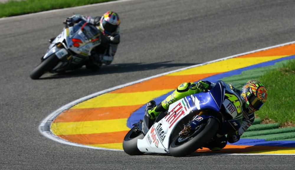 Valentino Rossi triunfó en la temporada de MotoGP 2008. Fuente: Gold & Goose Valentino Rossi triunfó en la temporada de MotoGP 2008. Fuente: Gold & Goose