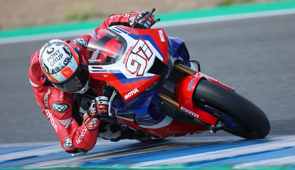 Xavi Vierge ha sido el más rápido de la pareja del Team HRC Xavi Vierge ha sido el más rápido de la pareja del Team HRC