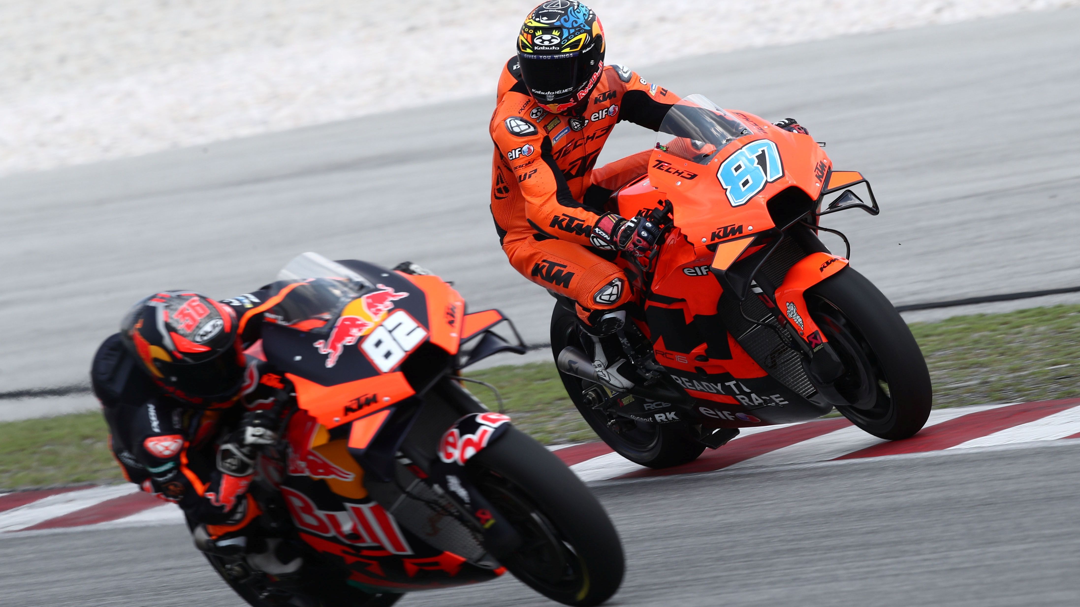 Mika Kallio Remy Gardner Shakedown test Sepang MotoGP 2022
