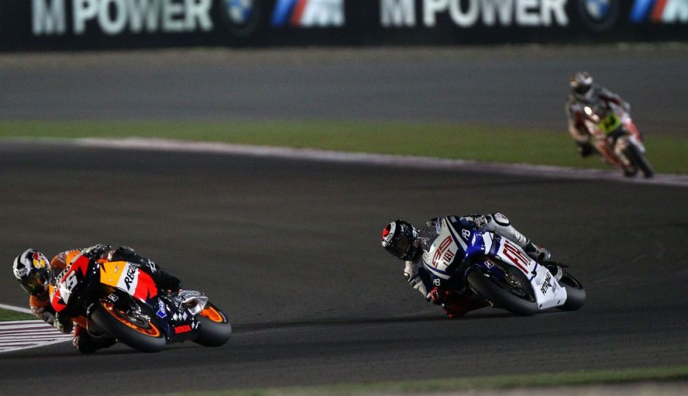 Dani Pedrosa y Jorge Lorenzo en 2010. Fuente: Gold & Goose Dani Pedrosa y Jorge Lorenzo en 2010. Fuente: Gold & Goose