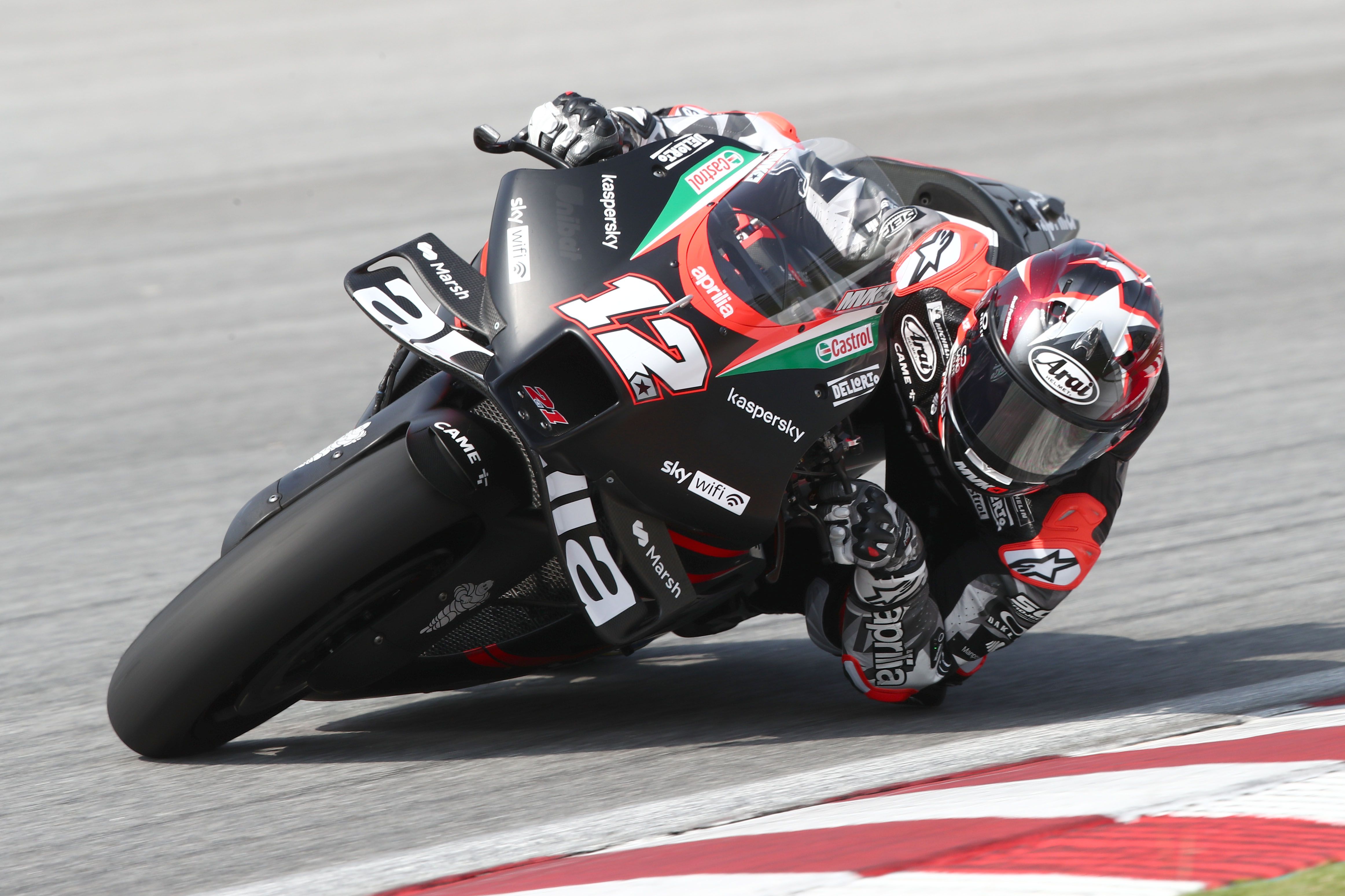 Maverick Viñales ha sido el más rápido el segundo día del Shakedown Test MotoGP 2022 en Sepang