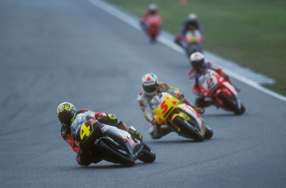Max Biaggi en 1994 con Aprilia. Fuente: Gold & Goose