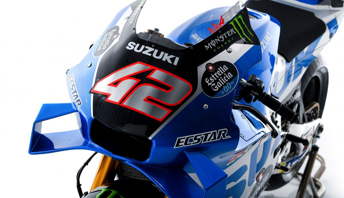 La Suzuki GSX RR de Álex Rins para MotoGP 2022 en el Team Suzuki Ecstar