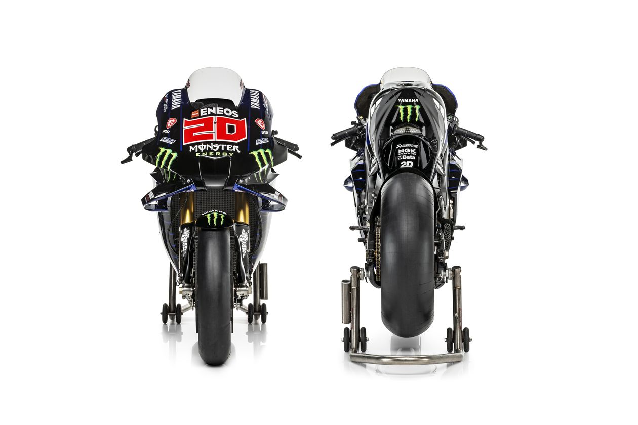 Yamaha YZR M1 Monster MotoGP 2022 Fabio Quartararo Franco Morbidelli 11