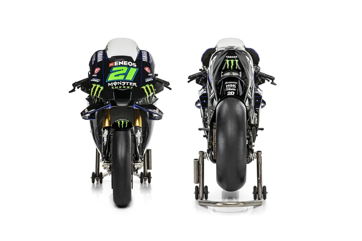Yamaha YZR M1 Monster MotoGP 2022 Fabio Quartararo Franco Morbidelli 12