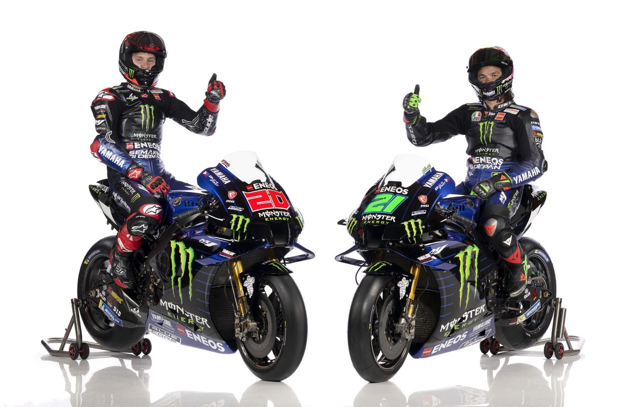 Yamaha YZR M1 Monster MotoGP 2022 Fabio Quartararo Franco Morbidelli 17