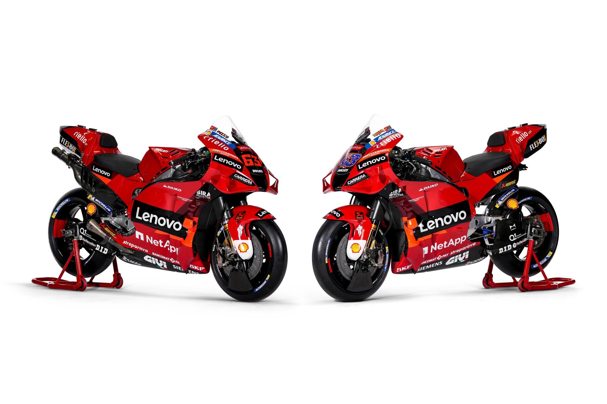 Ducati Desmosedici GP22 Lenovo MotoGP 2022 Pecco Bagnaia Jack Miller 01