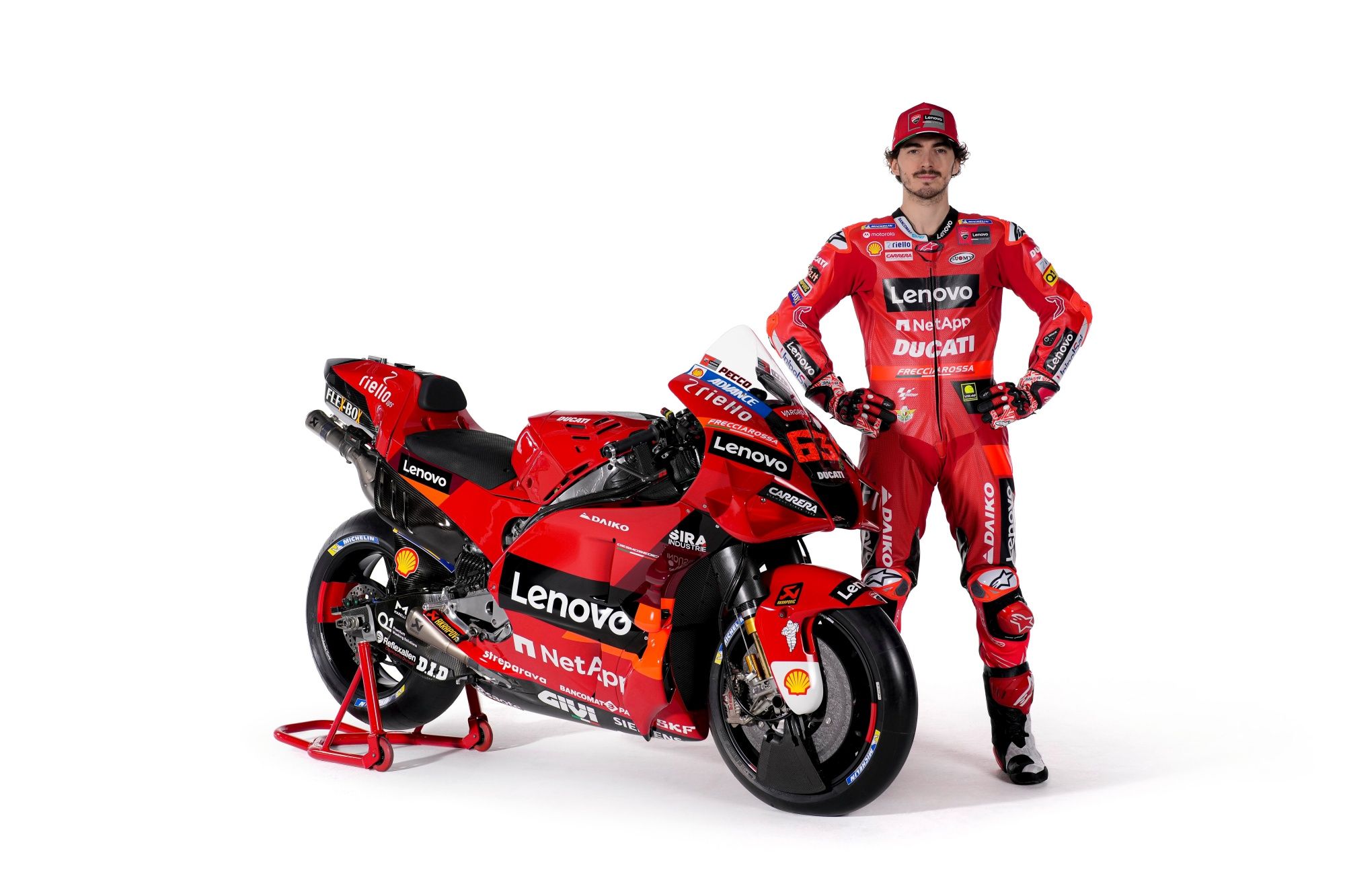 Ducati Desmosedici GP22 Lenovo MotoGP 2022 Pecco Bagnaia Jack Miller 05