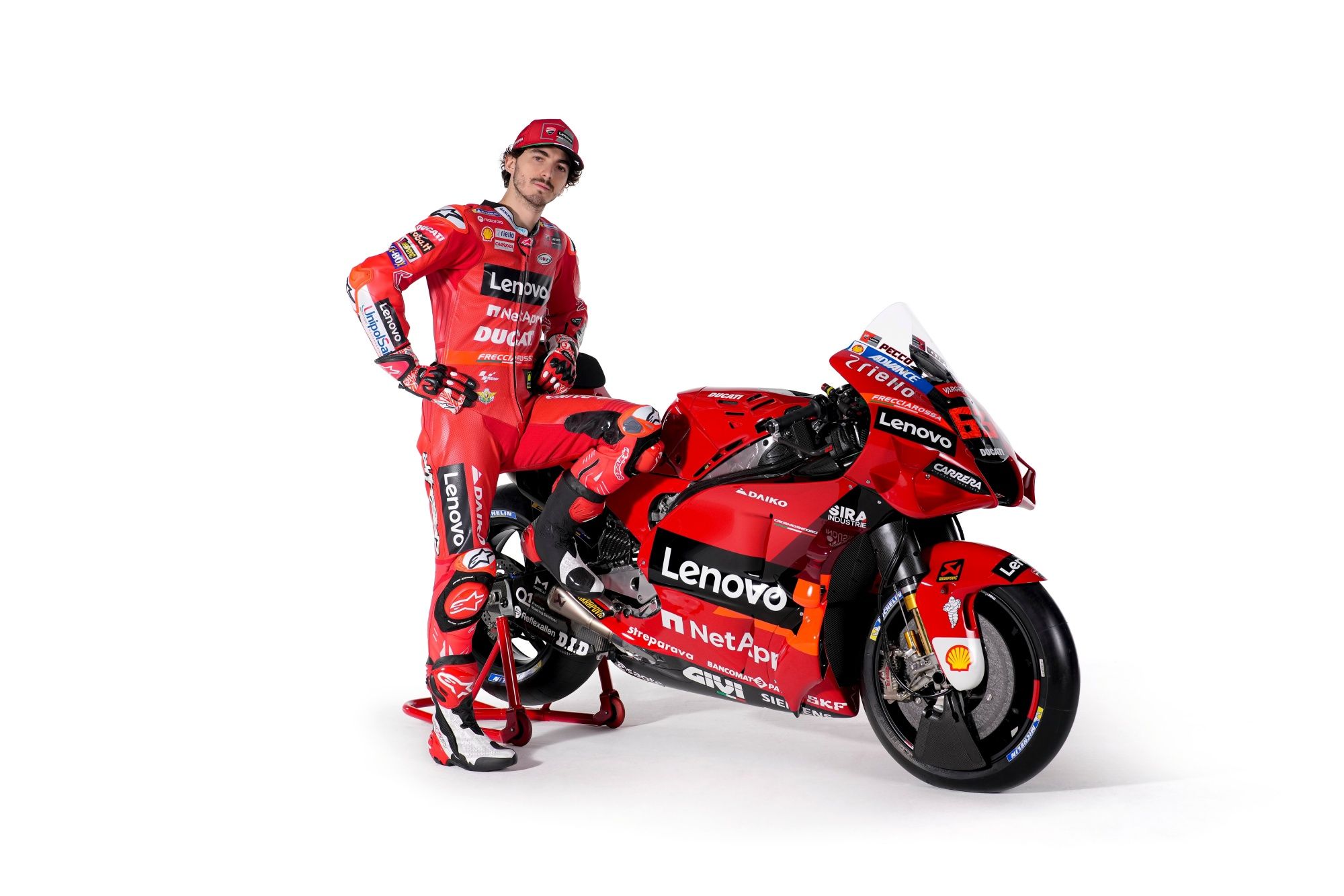 Ducati Desmosedici GP22 Lenovo MotoGP 2022 Pecco Bagnaia Jack Miller 15