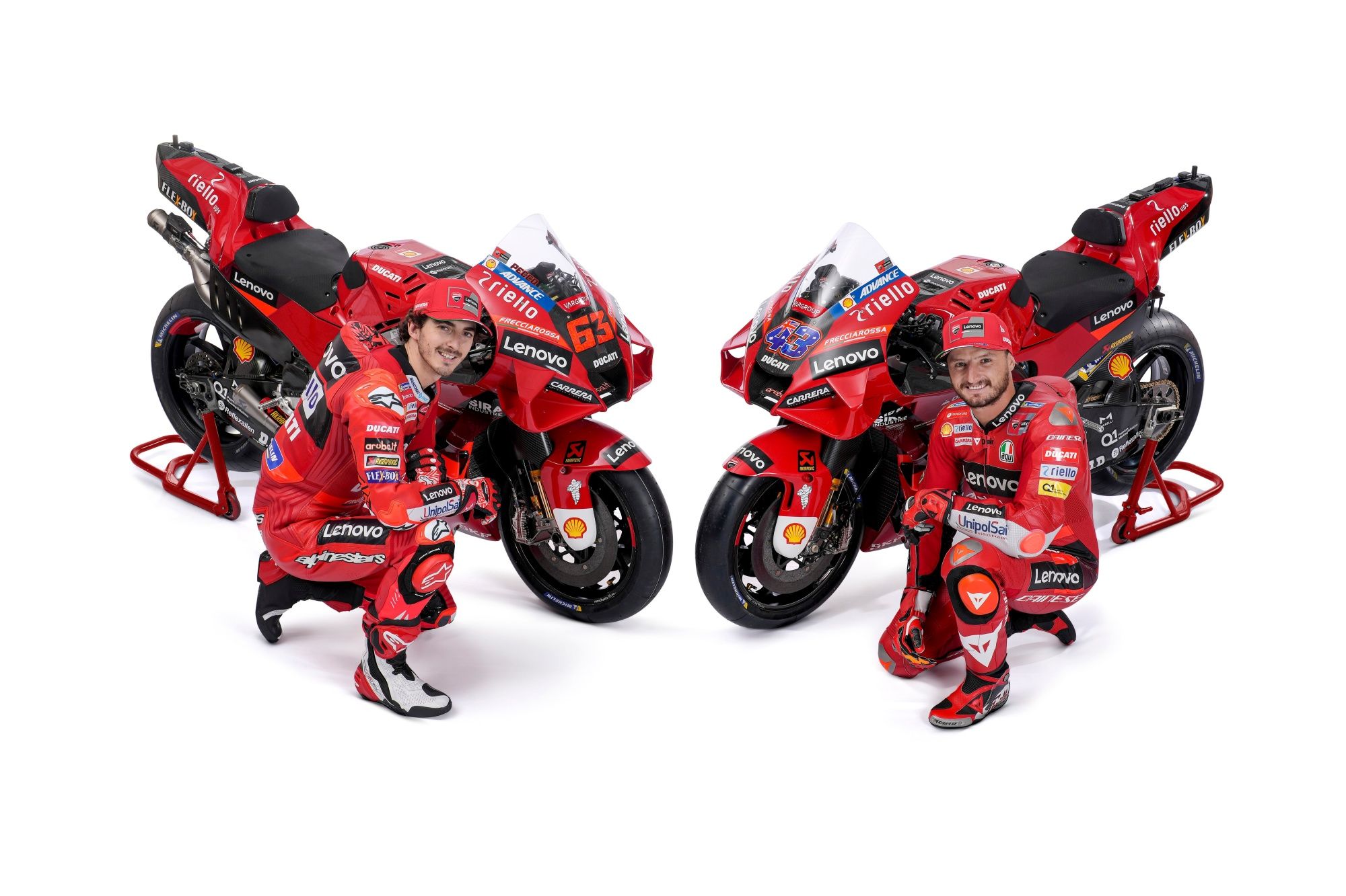 Ducati Desmosedici GP22 Lenovo MotoGP 2022 Pecco Bagnaia Jack Miller 26