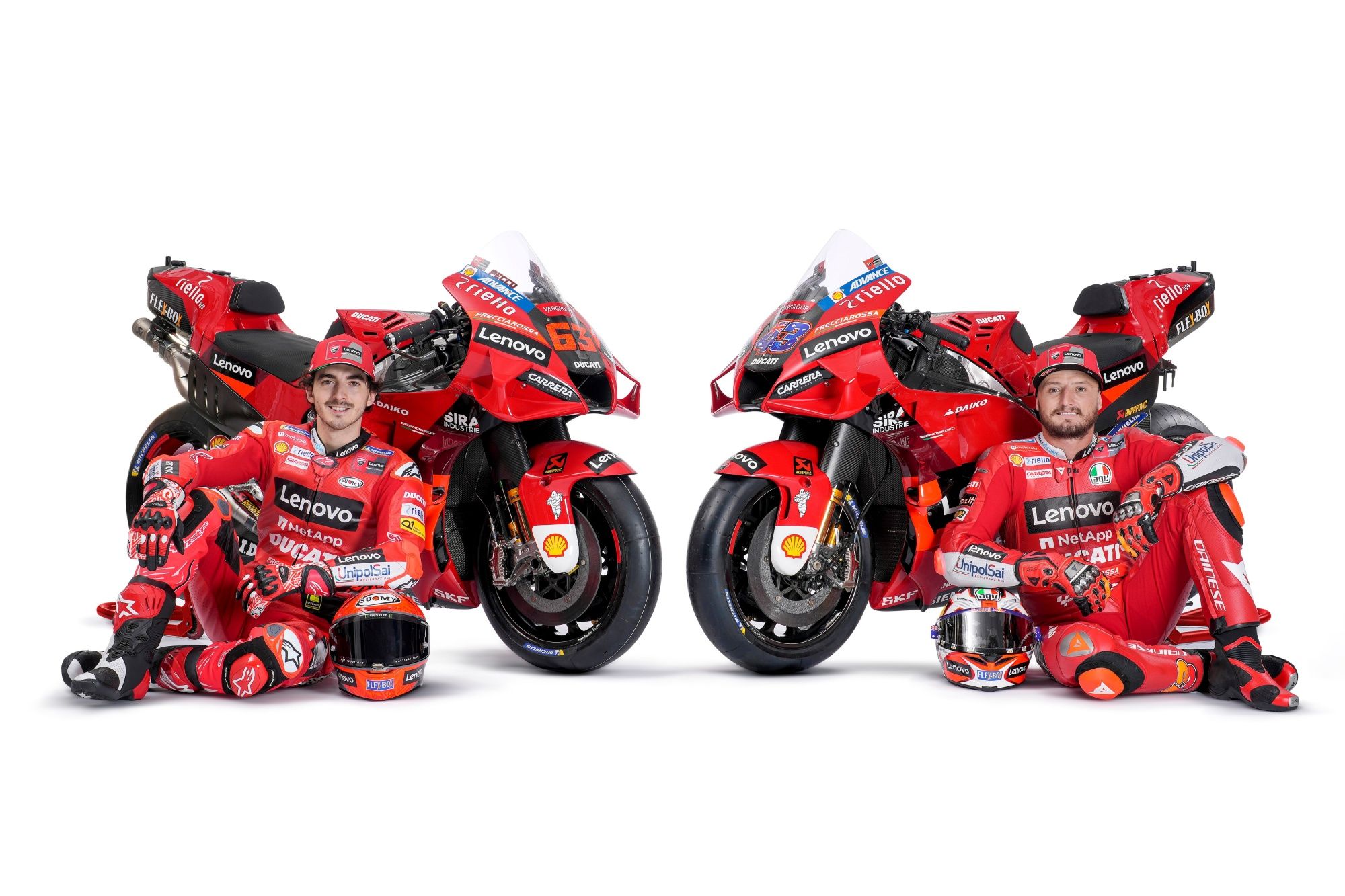 Ducati Desmosedici GP22 Lenovo MotoGP 2022 Pecco Bagnaia Jack Miller 42