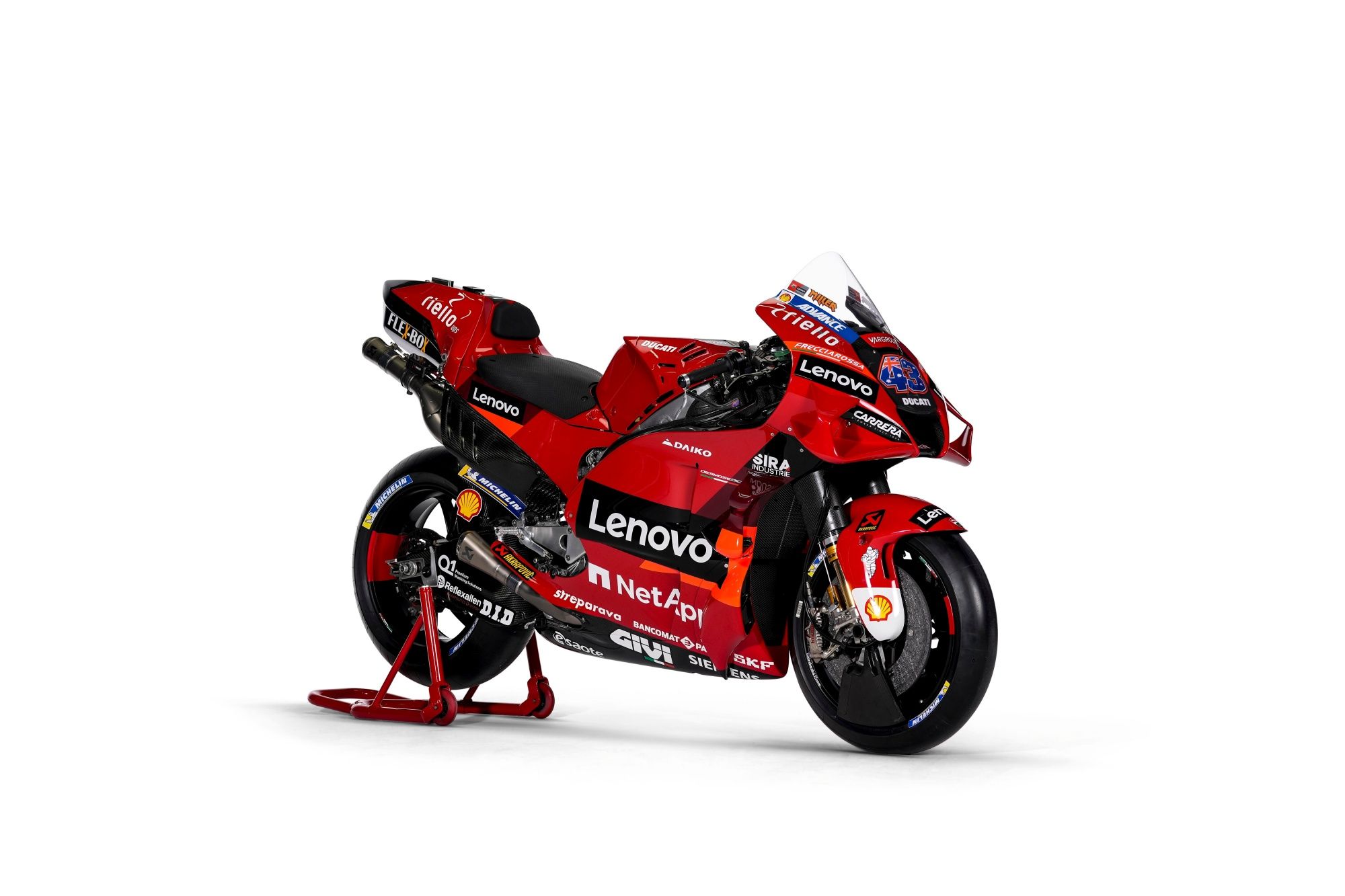 Ducati Desmosedici GP22 Lenovo MotoGP 2022 Pecco Bagnaia Jack Miller 43