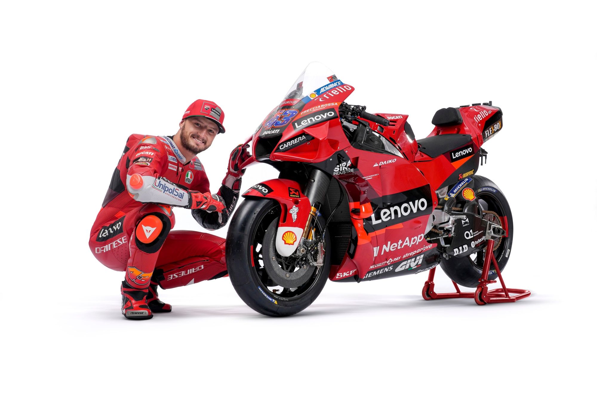 Ducati Desmosedici GP22 Lenovo MotoGP 2022 Pecco Bagnaia Jack Miller 46