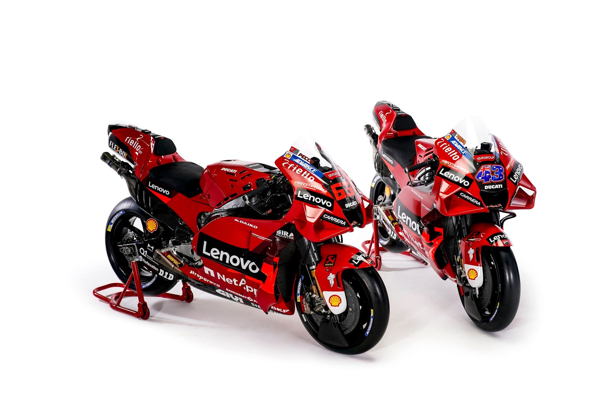Ducati Desmosedici GP22 Lenovo MotoGP 2022 Pecco Bagnaia Jack Miller 47