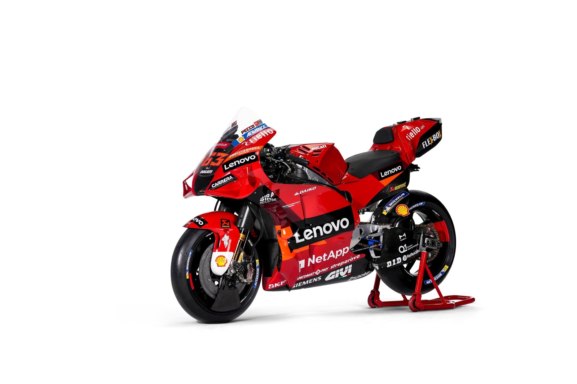 Ducati Desmosedici GP22 Lenovo MotoGP 2022 Pecco Bagnaia Jack Miller 48